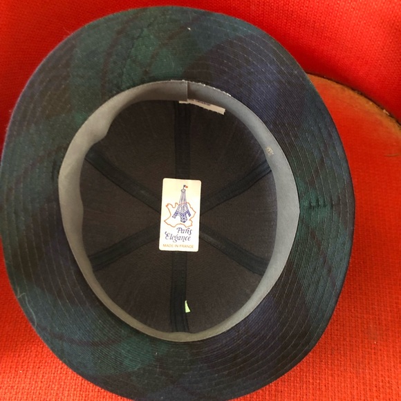 Vintage Plaid Wool Hat - Picture 6 of 9